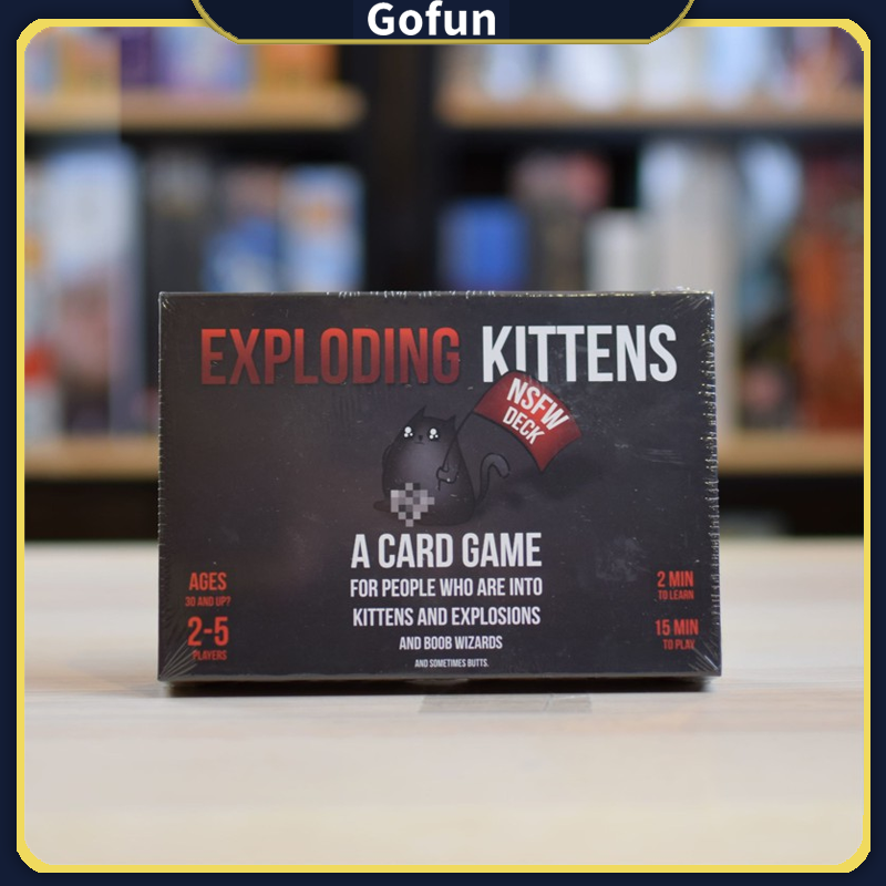 Exploding Kittens: NSFW Edition Card Board Game Party Laminating Film Water Proof