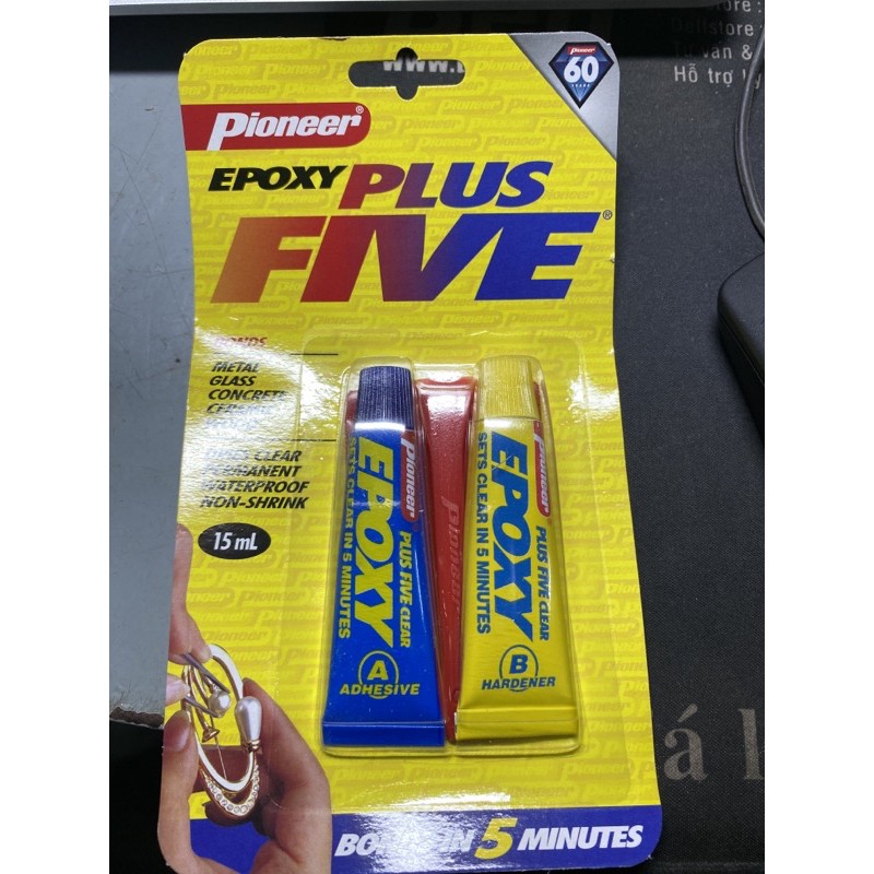 Keo Dán 2 Thành Phần Ab Expoxy Plus Trong 15Ml