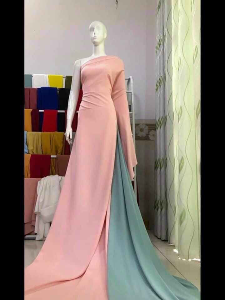 Vải áo dài màu trơn