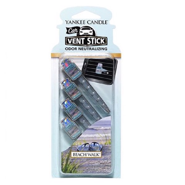 Set 4 que thơm xe clean cotton yankee candle yan0296