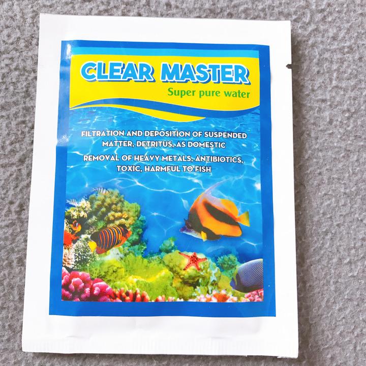 1 gói CLEAR MASTER Siêu Lọc Nước Cho Hồ Cá Cảnh, Bể thủy Sinh, Mang Nhân Tạo Về Với Thiên Nhiên