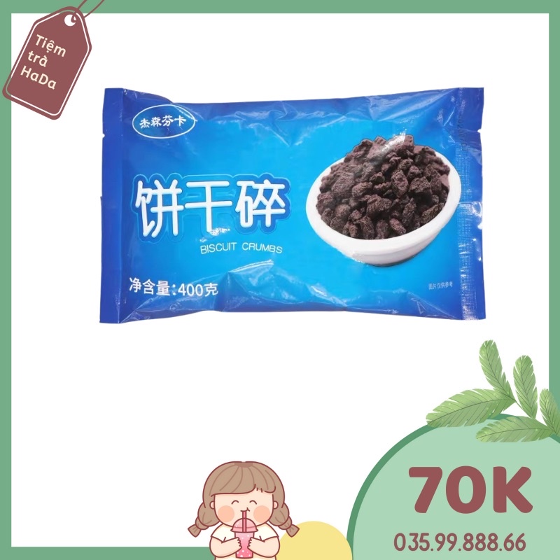 Vụn Bánh quy vị So-co-la socola 400g chính hãng gói to
