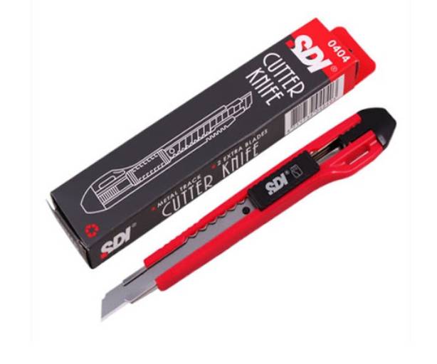 Dao đẩy rọc giấy loại nhỏ 0404 hàng chính hãng SDI - Do Văn Phòng Phẩm Hiếu Cường Cung Cấp
