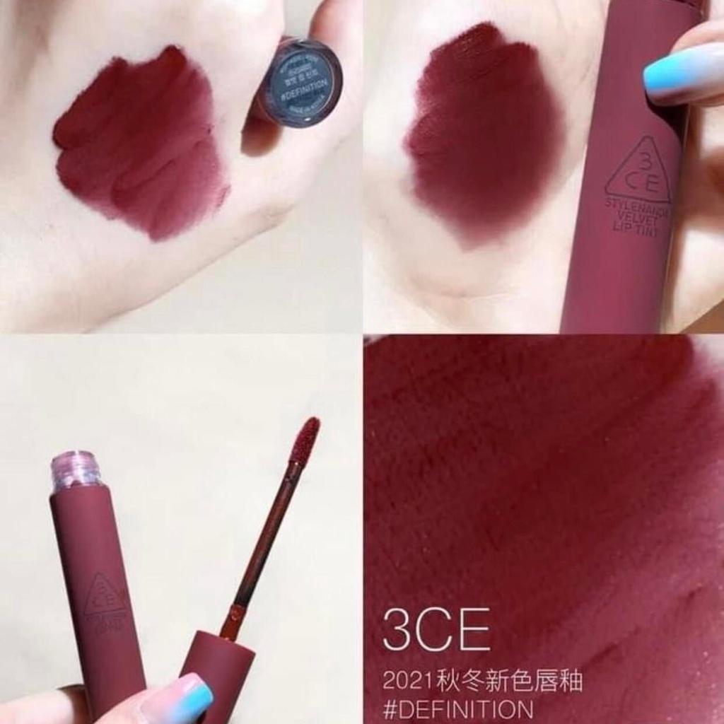 Son kem lì 3CE Velvet Lip Tint