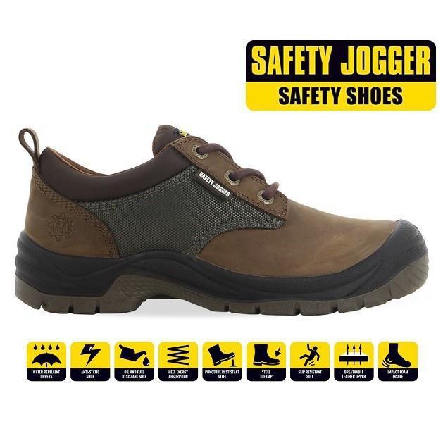 [HCM]Giày bảo hộ Safety Jogger Sahara - Model mới 2018 - màu nâu