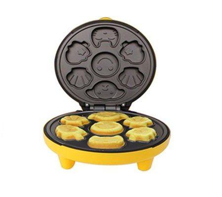Đồ làm bánh tại nhà, làm bánh homemade, Máy làm đồ ăn sáng tiện lợi, Máy nướng bánh, làm bánh hình thú Magic tiện lợi nhỏ gọn, ngộ nghĩnh c ho bé yêu