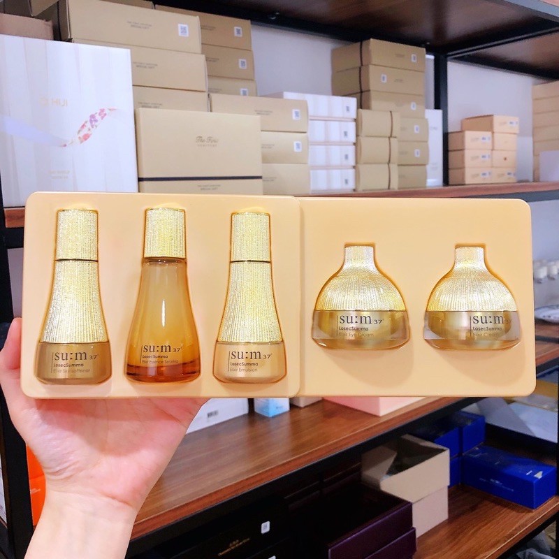 Sét Sum37 Losec Summa Elixir☘️☘️Se Khít Lỗ Chân Lông, Mờ Thâm Nám Ngăn Ngừa Lão Hoá Da.
