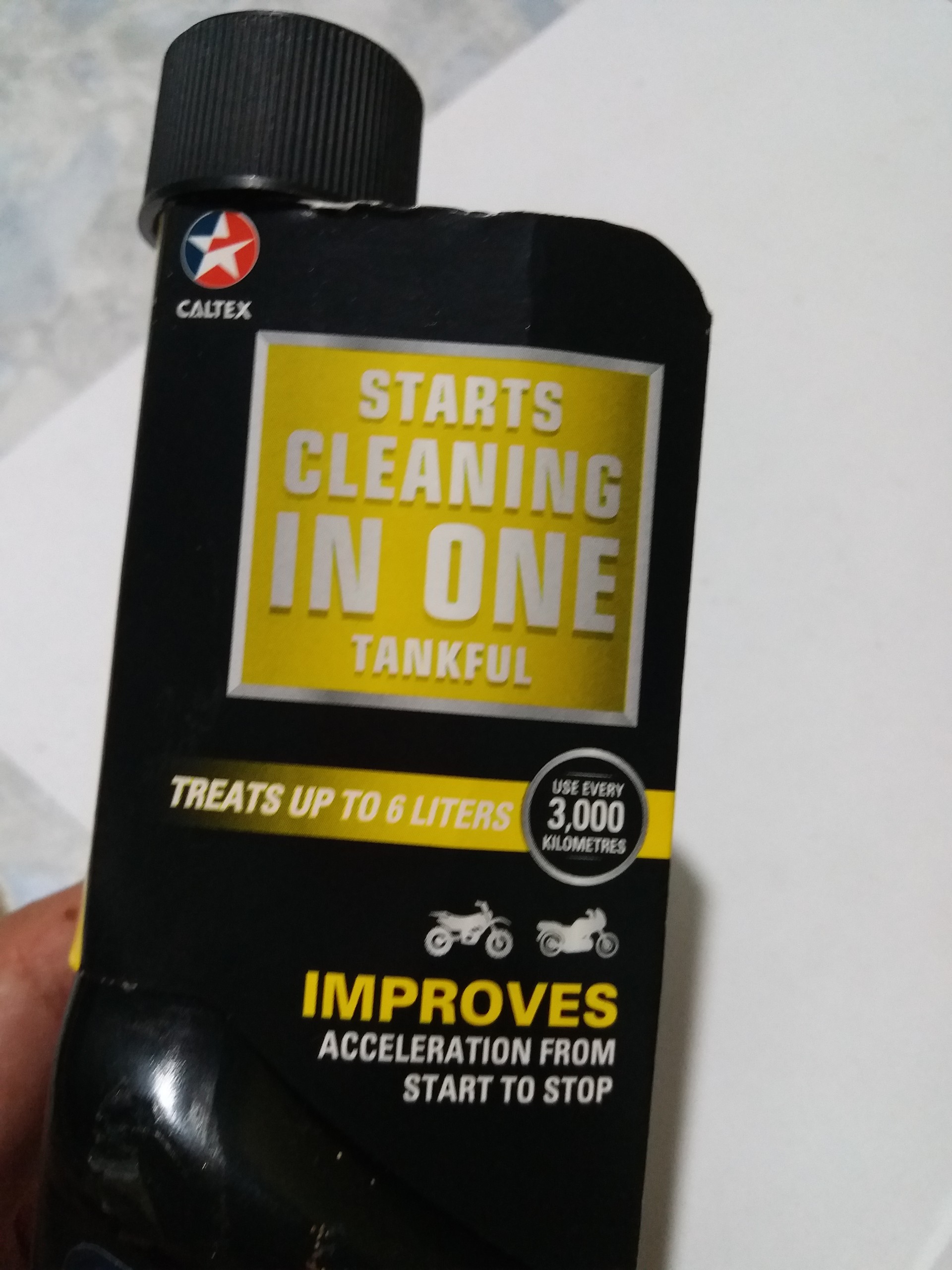 Dung dịch vệ sinh buồng đốt Techron Concentrate Plus 75ml - Caltex Cacbon Cleaner - Đổ trực tiếp vào Xăng khi sử dụng