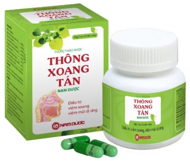 Thông Xoang Tán Lọ 50 viên - Giảm nghẹt mũi,sổ mũi ,viêm xoang, nhức đầu. h