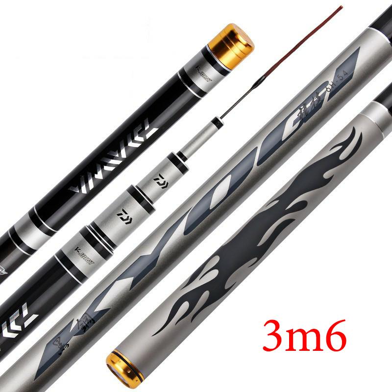Cần câu cá Daiwa 6H tặng cước, phao, chì, lưỡi câu big sale