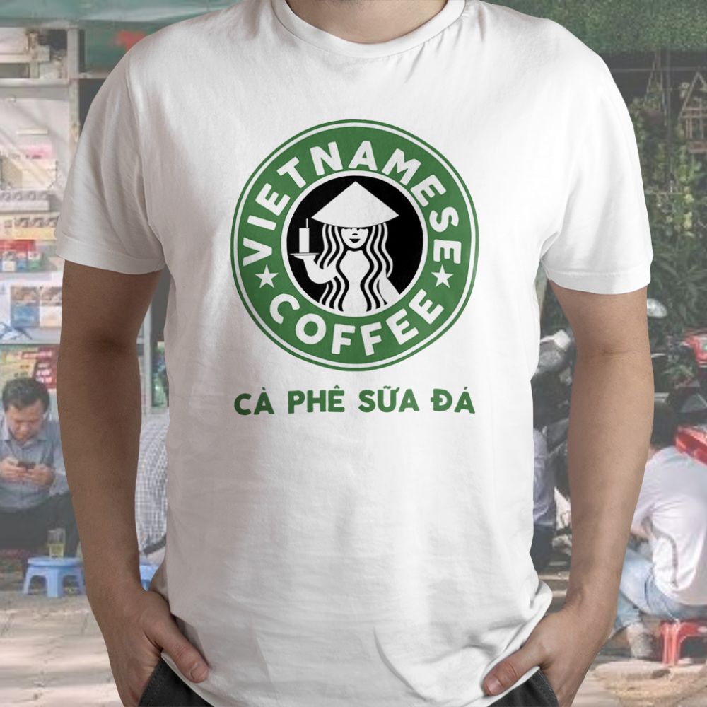 Áo Thun Local brand oversize Cotton 100% Vietnamese Coffee - Cà phê sữa đá | Áo Vớ Vẩn
