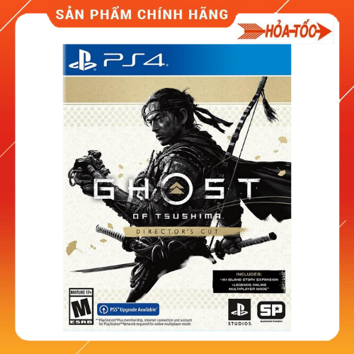  Đĩa game Ps4 Ghost Of Tsushima Director's Cut Playstation 4 