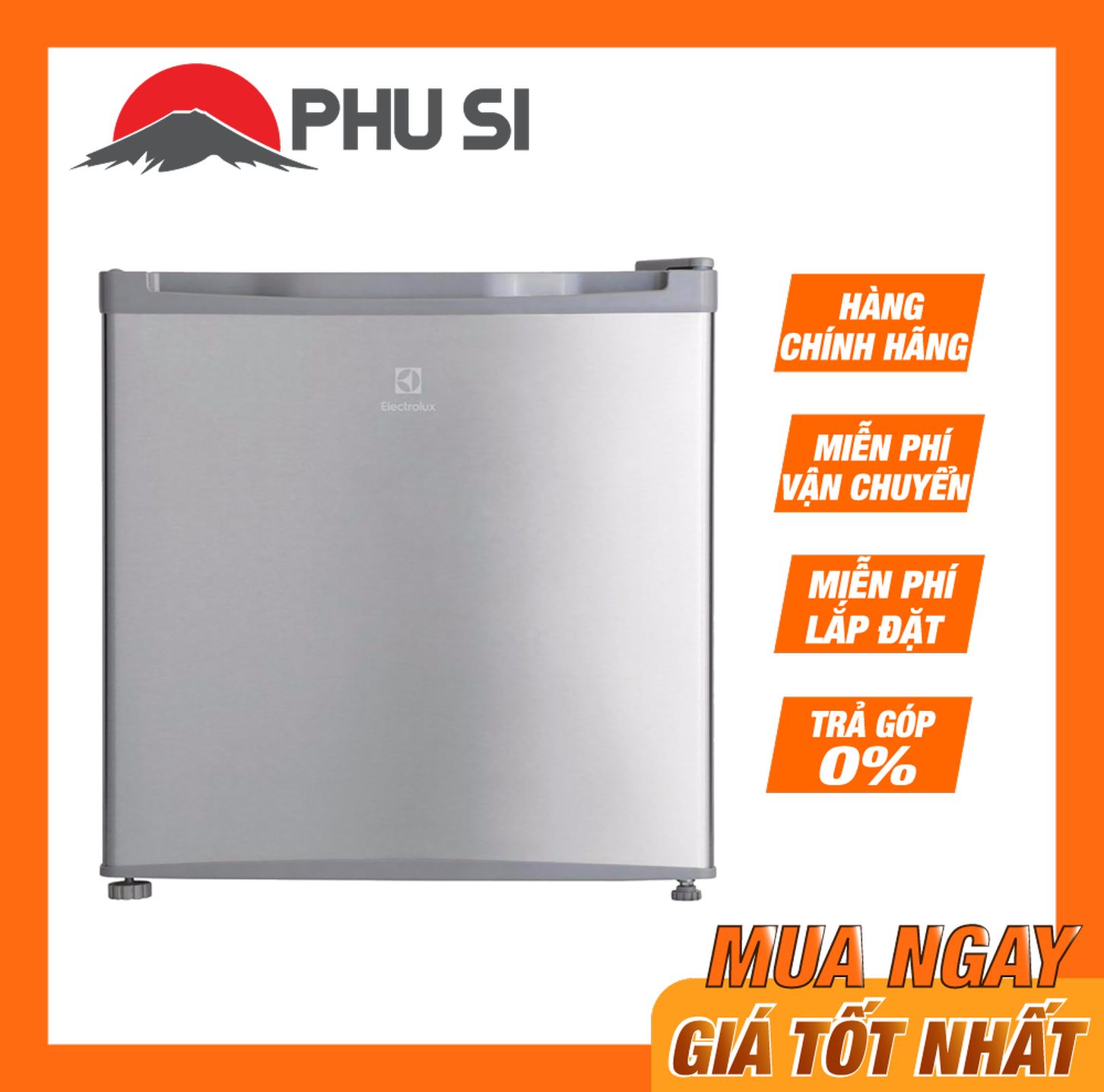 ✅Tủ lạnh mini Electrolux EUM0500SB 52 lít