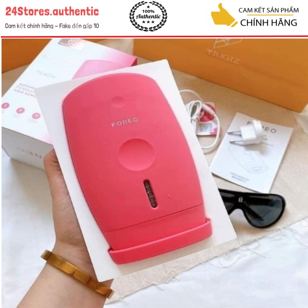 Bảo hành 2 năm máy triệt lông foreo peach v2