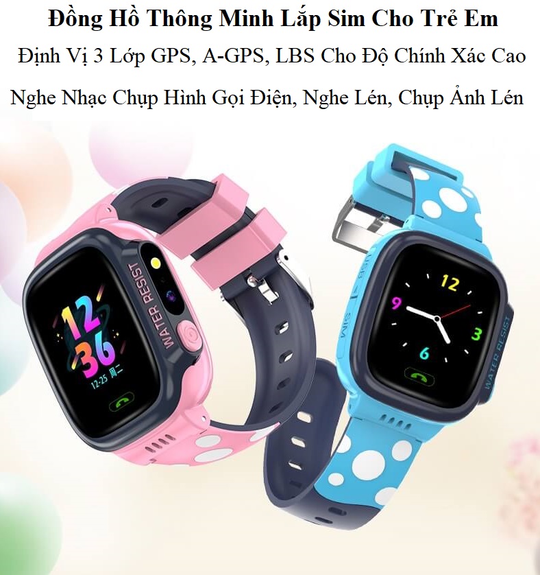 Đồng Hồ Thông Minh Trẻ Em Chính Hãng Có Định Vị Cảm Ứng Chống Nước Nghe Gọi 2 Chiều Có Tiếng Việt -WIFi và 4G ( HÀNG CHÍNH HÃNG DÙNG SIM VIETTEL )