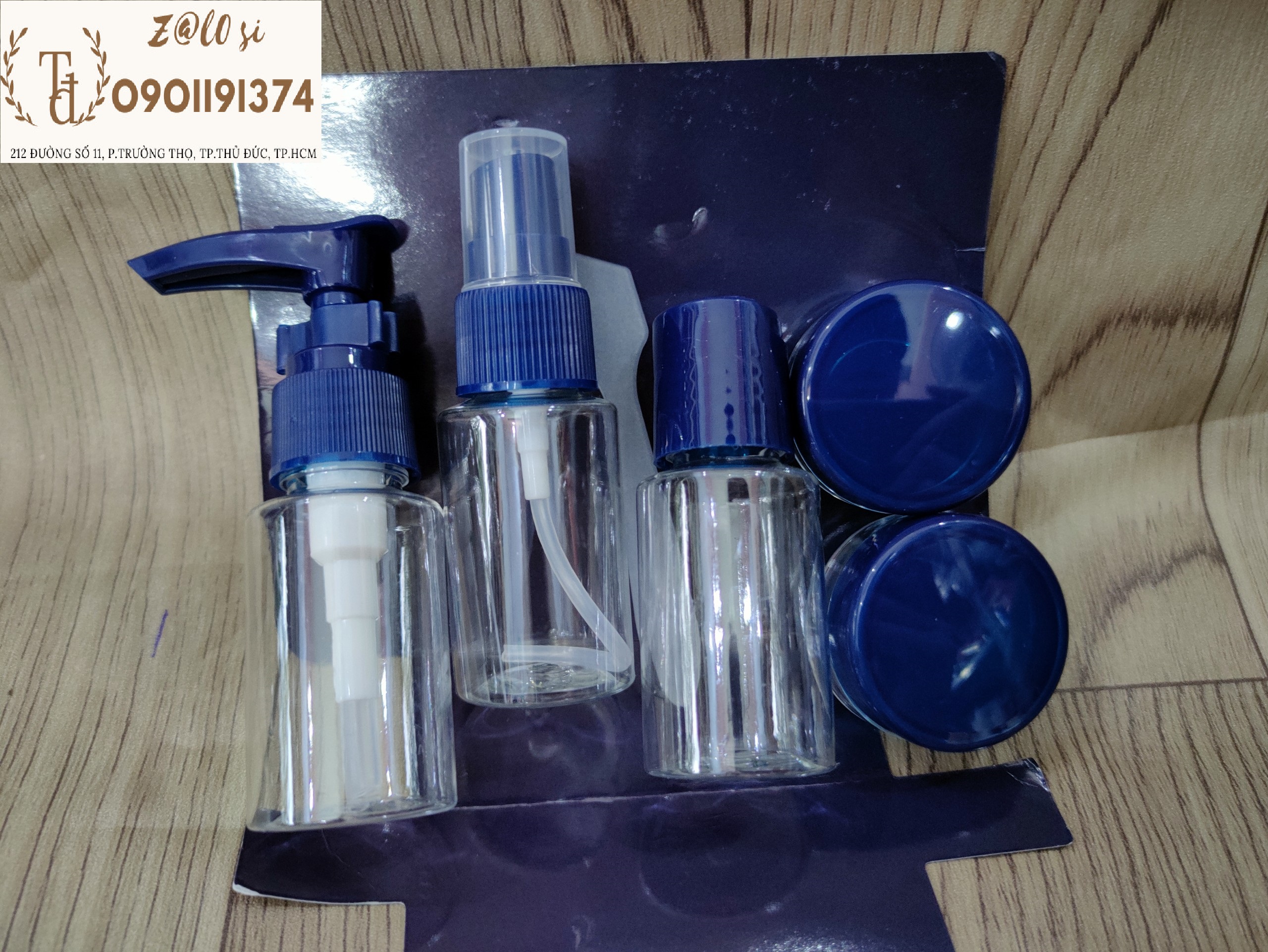 Bộ chiết mỹ phẩm 6 món tiện lợi
