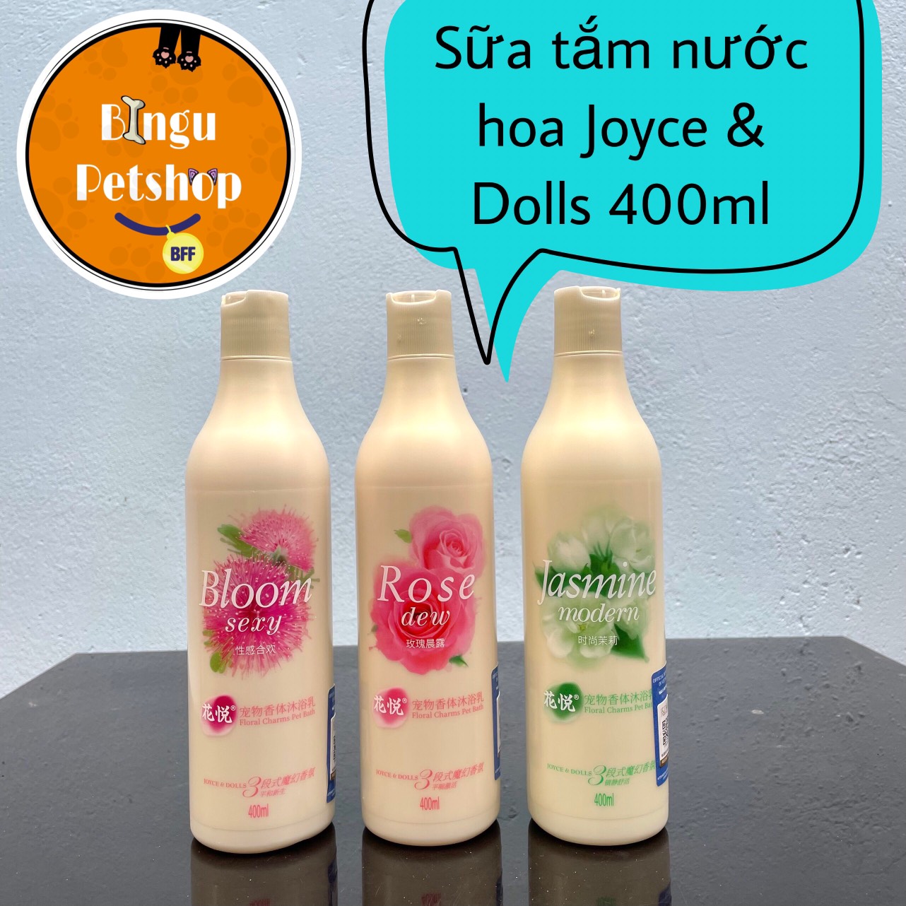 Sữa tắm Joyce &Dolls siêu thơm lâu như tắm tại spa