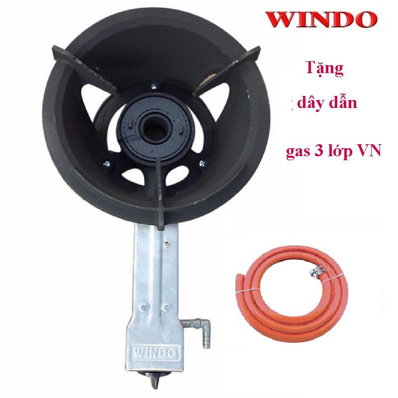 Bếp gas công nghiệp lửa khè Windo- 6A tặng dây 3 lớp