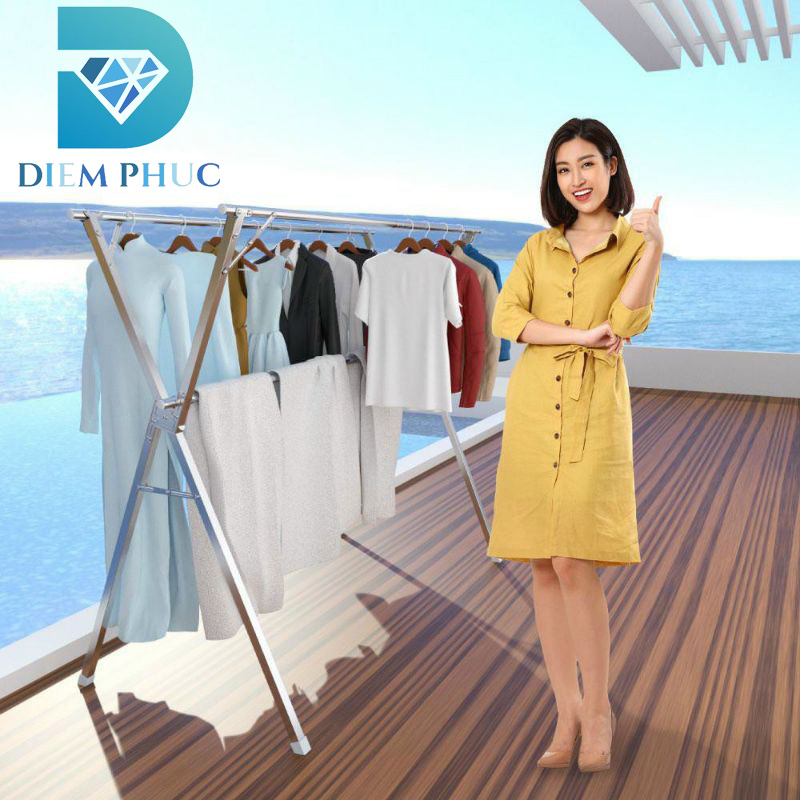 [HCM]Sào Phơi Đồ Thông Minh Cao Cấp Diễm Phúc - Sào Phơi Đồ Đôi Inox Chắc Chắn Giàn Phơi Thông Minh Hichiwa Bảo Hành Chính Hãng