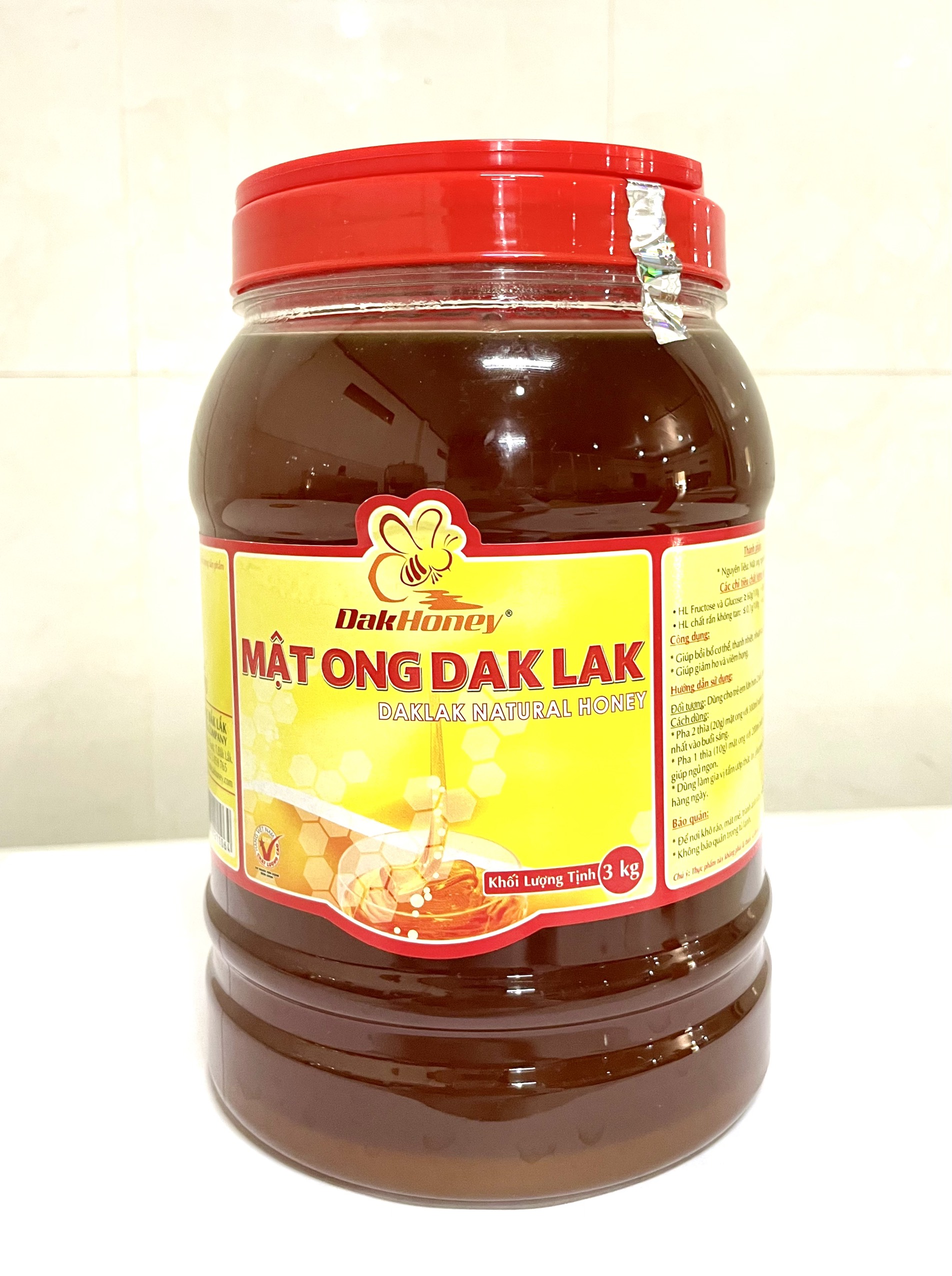 Mật ong daklak - dakhoney 3kg