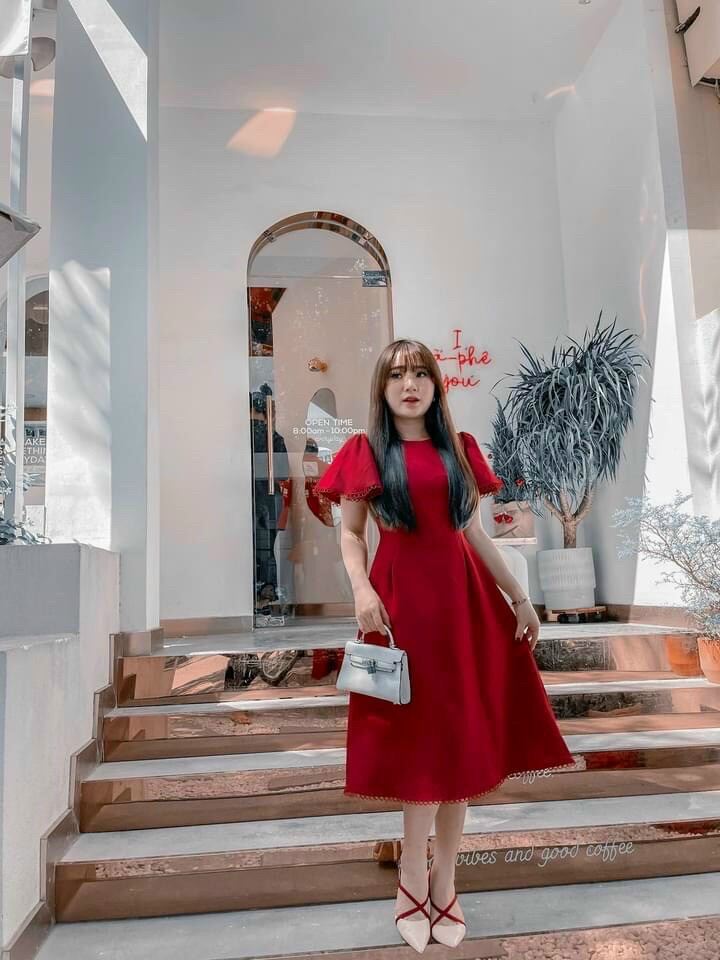 Đầm xoè tay cánh tiên Thời trang nữ Big size