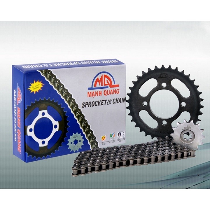 Nhông Xích Mạnh Quang xe máy WINNER, Wave, Future, Cub, Exciter .... giá 1 bộ