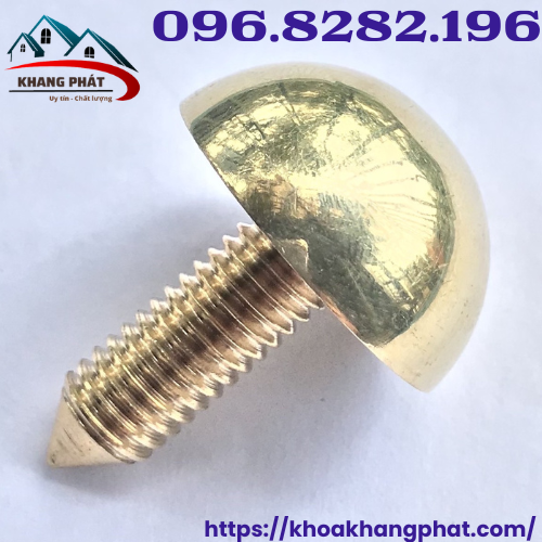 10 đinh mũ đồng 2,5cm - combo 10 đinh mũ trang trí