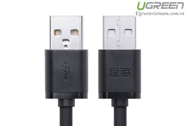Dây usb 2.0 2 đầu đực 0.5m ugreen 10308