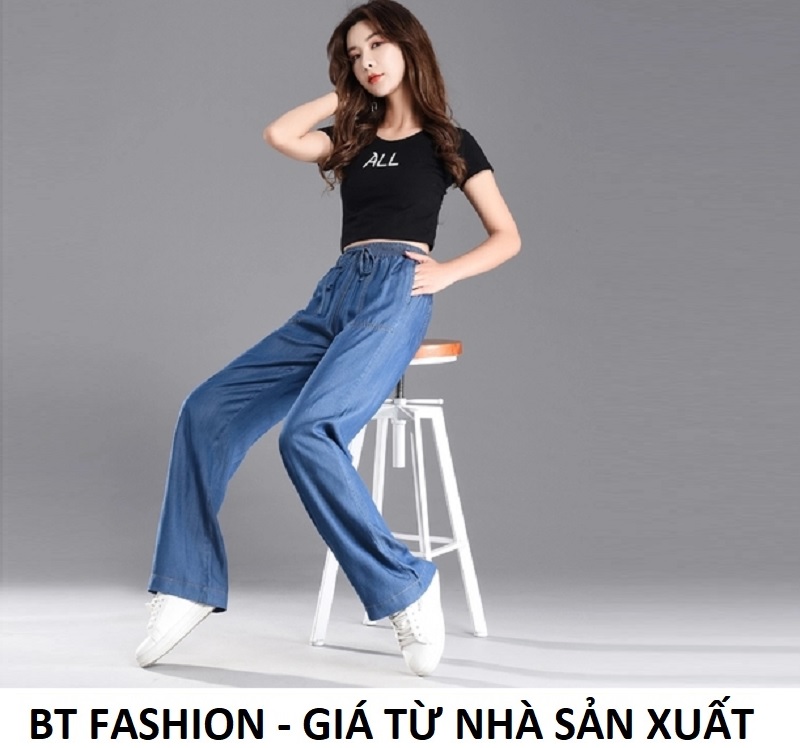 Quần Jean Lưng Thun, Vải Mềm Thời Trang Mới BT Fashion (CH02) + Hình Thật, Video Thật