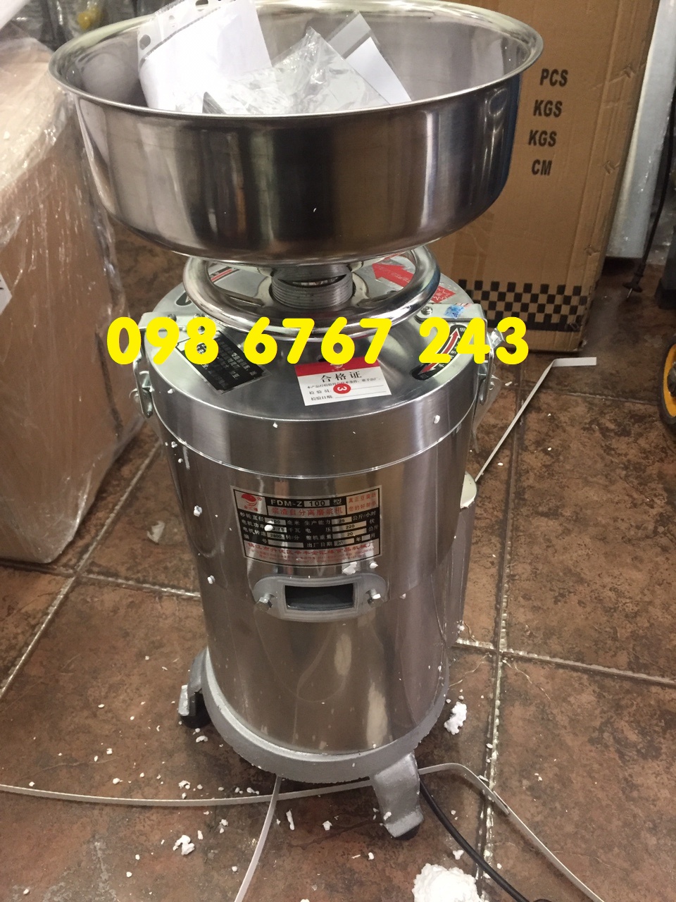 Máy xay vắt đậu nành inox vn-750