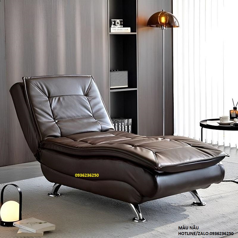 Ghế sofa giường thông minh nằm thư giãn 3 chế độ bọc da pu cao cấp- ghế sofa phòng khách- phòng ngủ -hàng nhập khẩu cao cấp