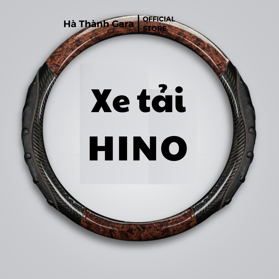 Bọc Vô Lăng Xe Tải HINO Hino 300 Hino 500 Hino 700 Vân Gỗ Vân Đá Da Carbon