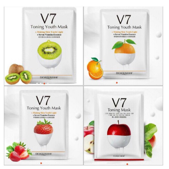 Mặt Nạ V7 Nhiều Loại Đắp Mặt Hỗ Trợ Dưỡng Da Thư Giãn ( combo 3 loại )