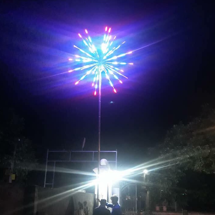 Led pháo hoa 30 tia, Led pháo bông cỡ lớn có âm thanh tiếng nổ