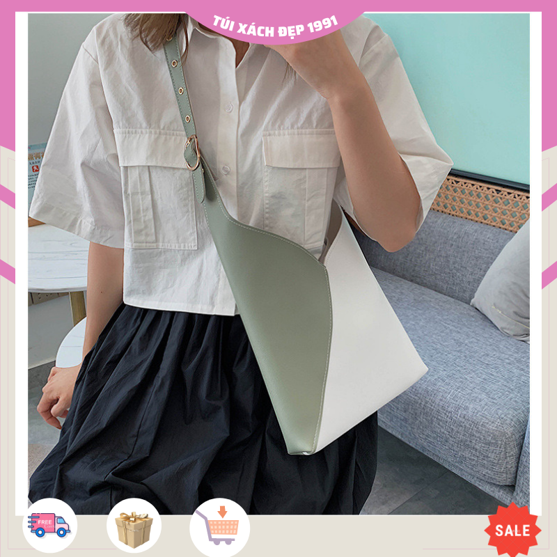 Túi Đeo Chéo Tone Nữ Thời Trang Phong Cách Ulzzang Hot Trend Hàn Quốc Kiểu Vát Chéo SPB 06