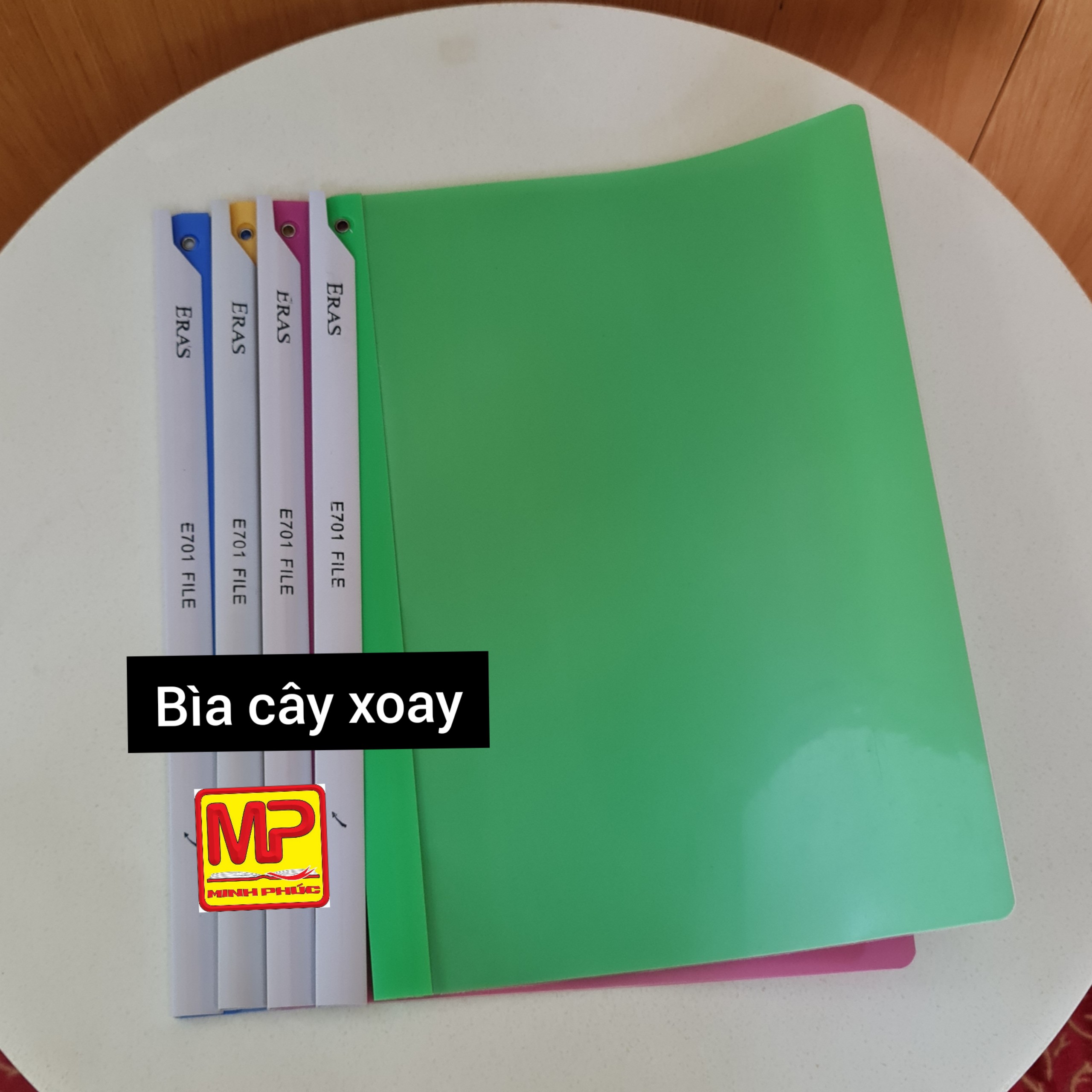 Bìa cây xoay eras e701 - bìa kẹp 10 tờ hồ sơ dành cho học sinh văn phòng | vpp minh phúc
