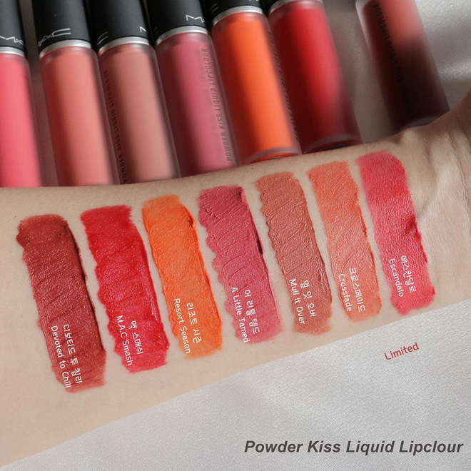 Son kem m.a.c powder kiss liquid lipcolour