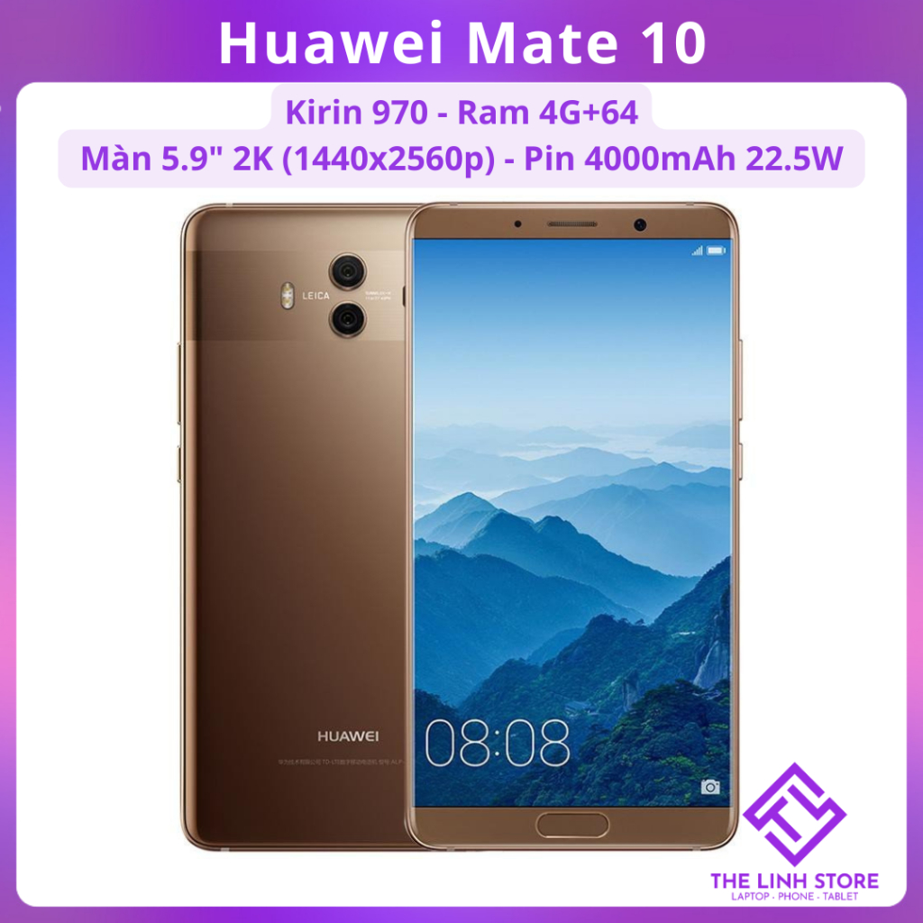 Điện thoại Huawei Mate 10 màn 5.9 inch 2K - Kirin 970