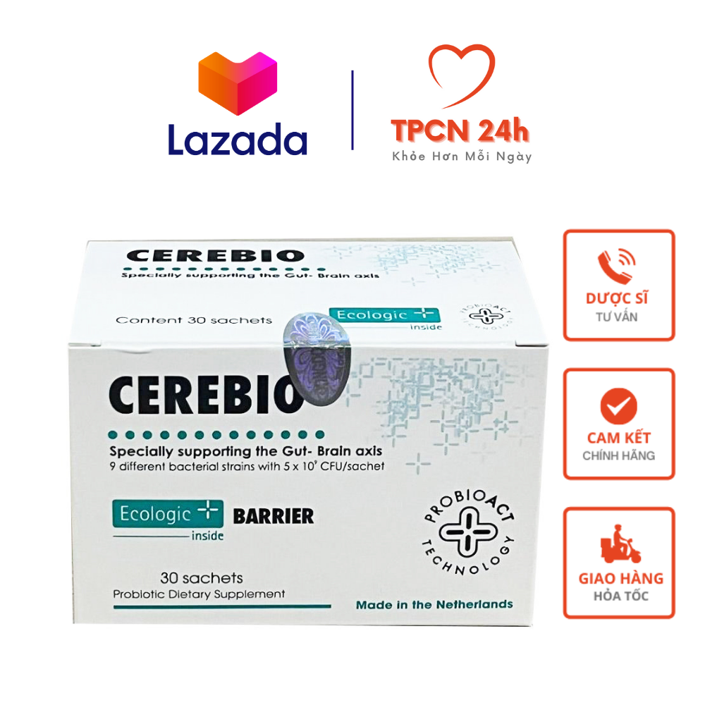 CereBio - Cải thiện triệu chứng lo âu, trầm cảm