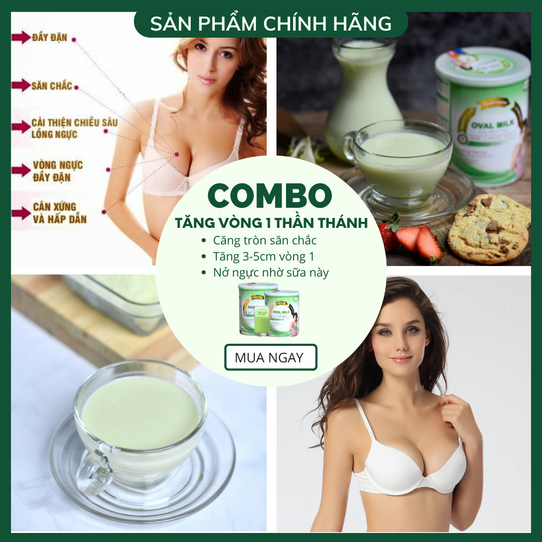  Sữa Mầm Đậu NỞ NGỰC   5 - 7 CM   Tăng Vòng 1 OVAL MILK Cải Thiện Nội Tiết Tố - Tăng Kích Thước Vòng 1 - Tăng size Vòng 1 - To Tròn Săn Chắc - Không Viên Uống Nở Ngực 