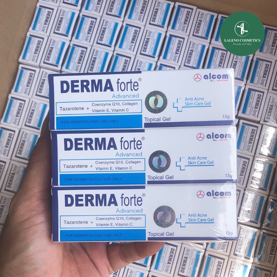 Gel mờ thâm giảm mụn derma forte advanced 15g bản nâng cấp