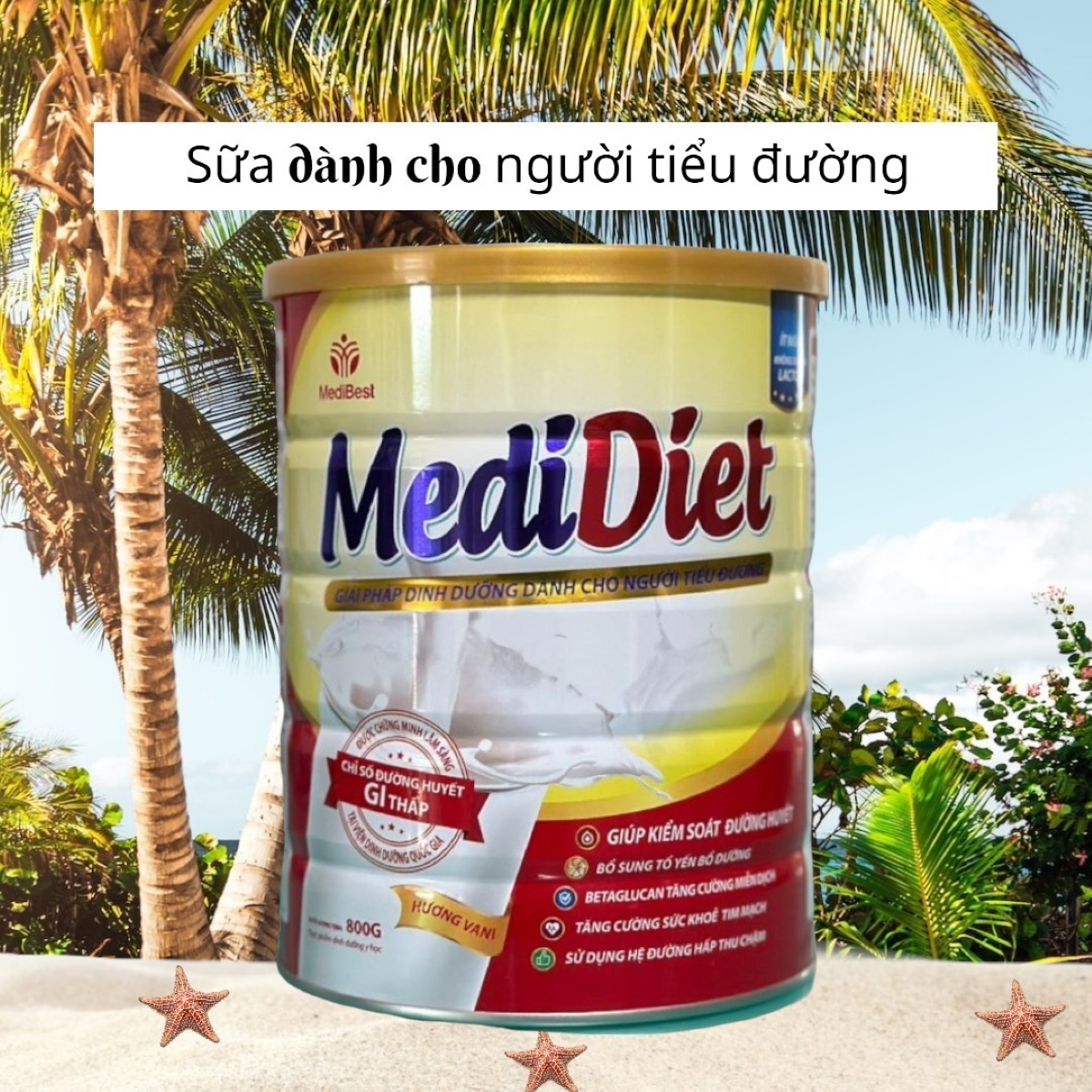 MediDiet 800G Sữa dành cho người tiểu đường