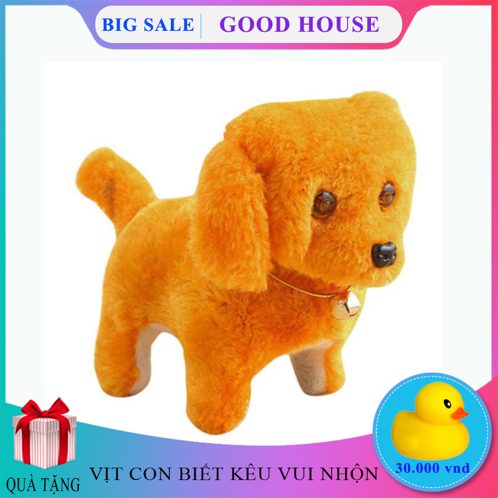 Đồ Chơi chó vàng biết đi có pin cho Bé.siêu đáng yêu.