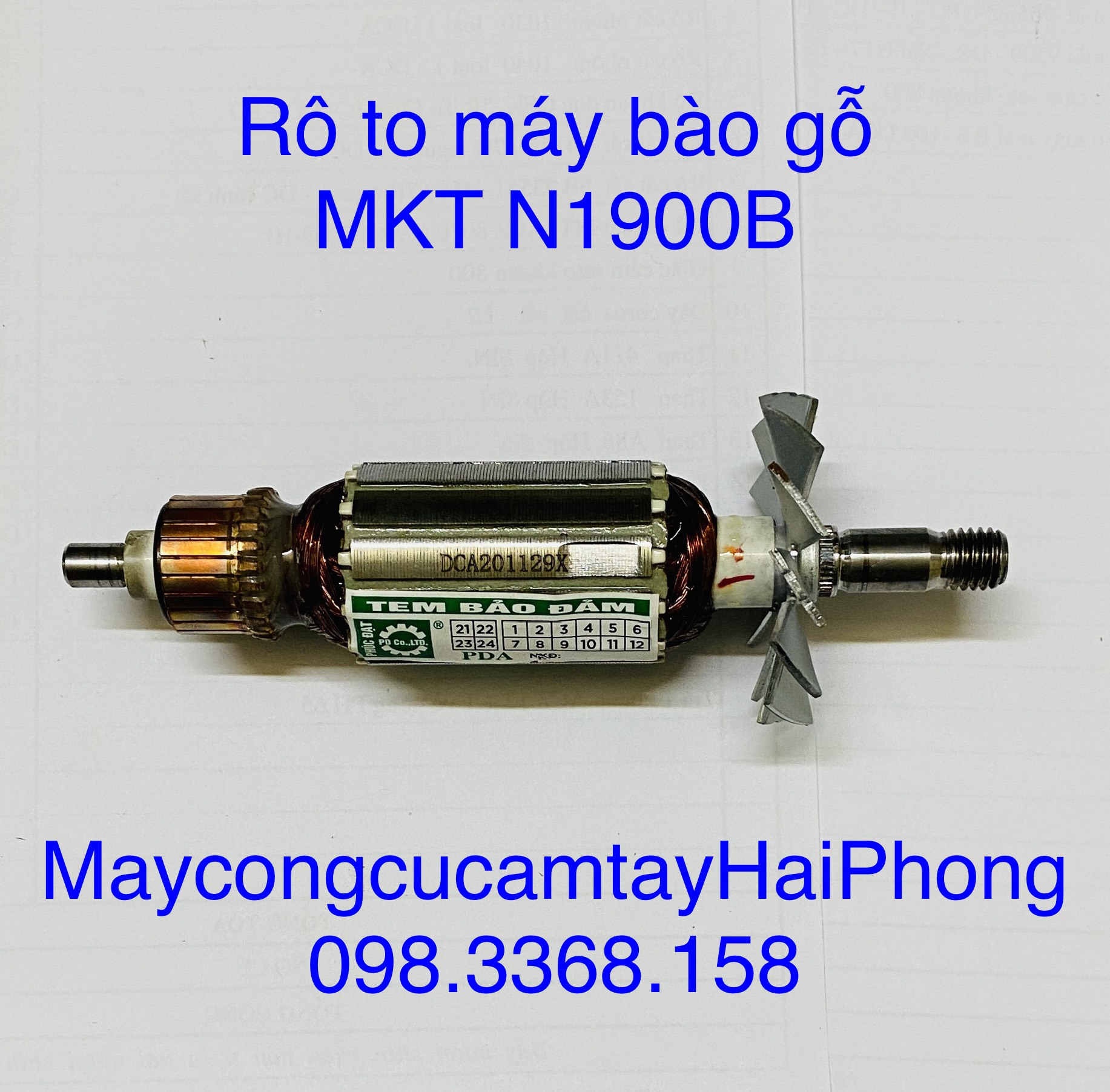 Rô to máy bào gỗ ma.kita mod. n1900b