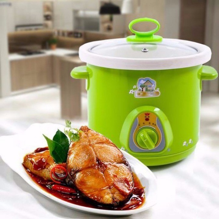 Nồi Kho Cá - Nấu Cháo Chậm Đa Năng 15L BH Chính Hãng 12 Tháng