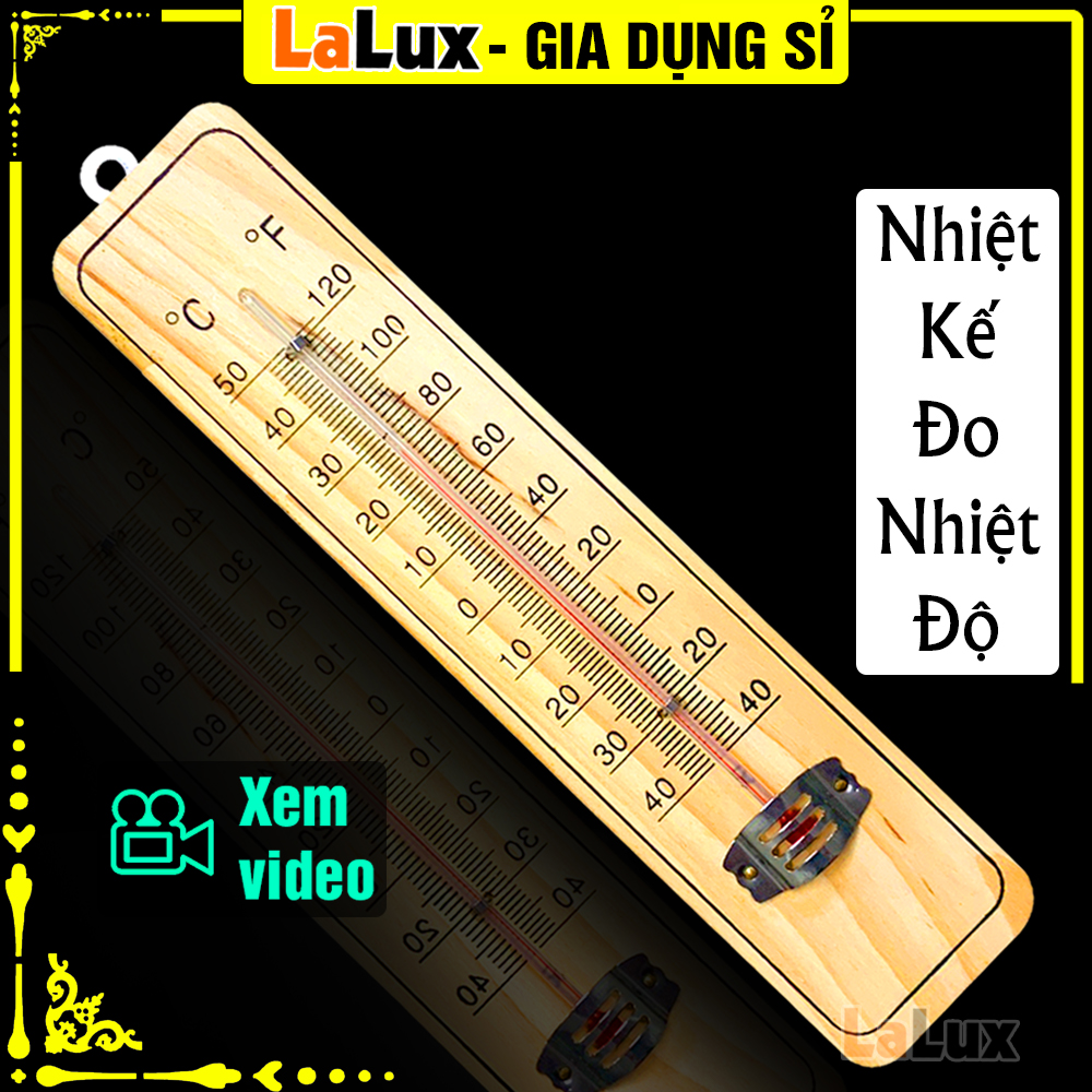 Nhiệt Kế Treo Tường CAO CẤP - Nhiệt Kế Thủy Ngân Treo Tường , Nhiệt Kế Thủy Ngân Gia Đình , Nhiệt Kế Đo Nhiệt Độ Phòng  LALUX