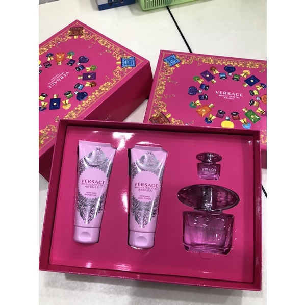 Bộ set Versace Bright Crystal Absolu EDP 90ml