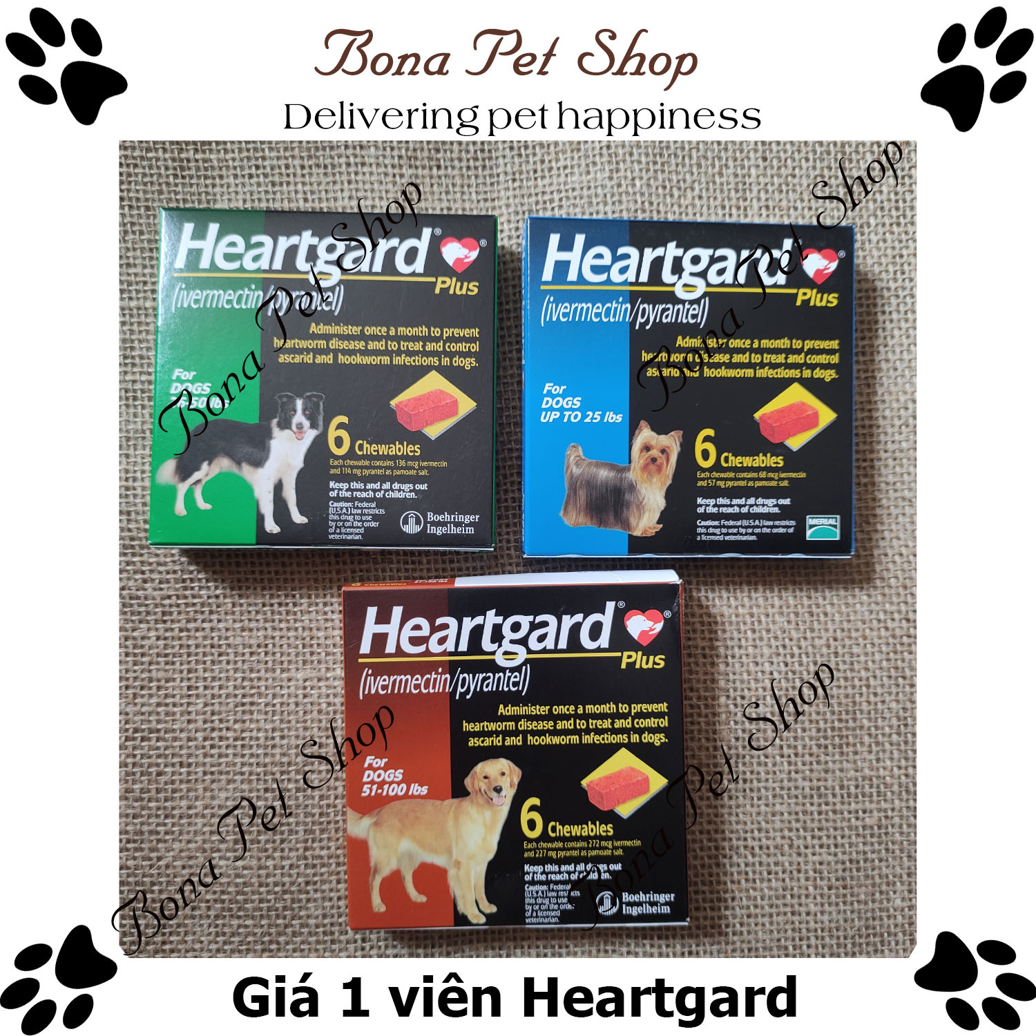 Viên Heartgard cho chó