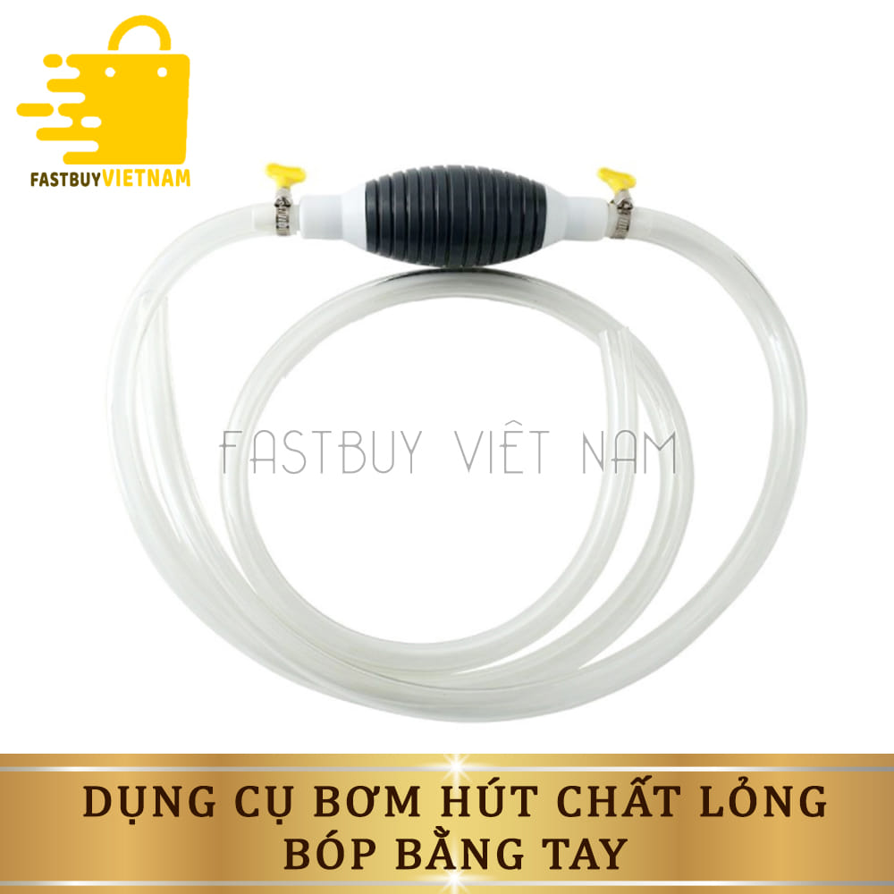 Dụng cụ hút xăng thủ công kiểu mới, ống  hút xăng dầu chất lỏng đa năng bóp tay tự động