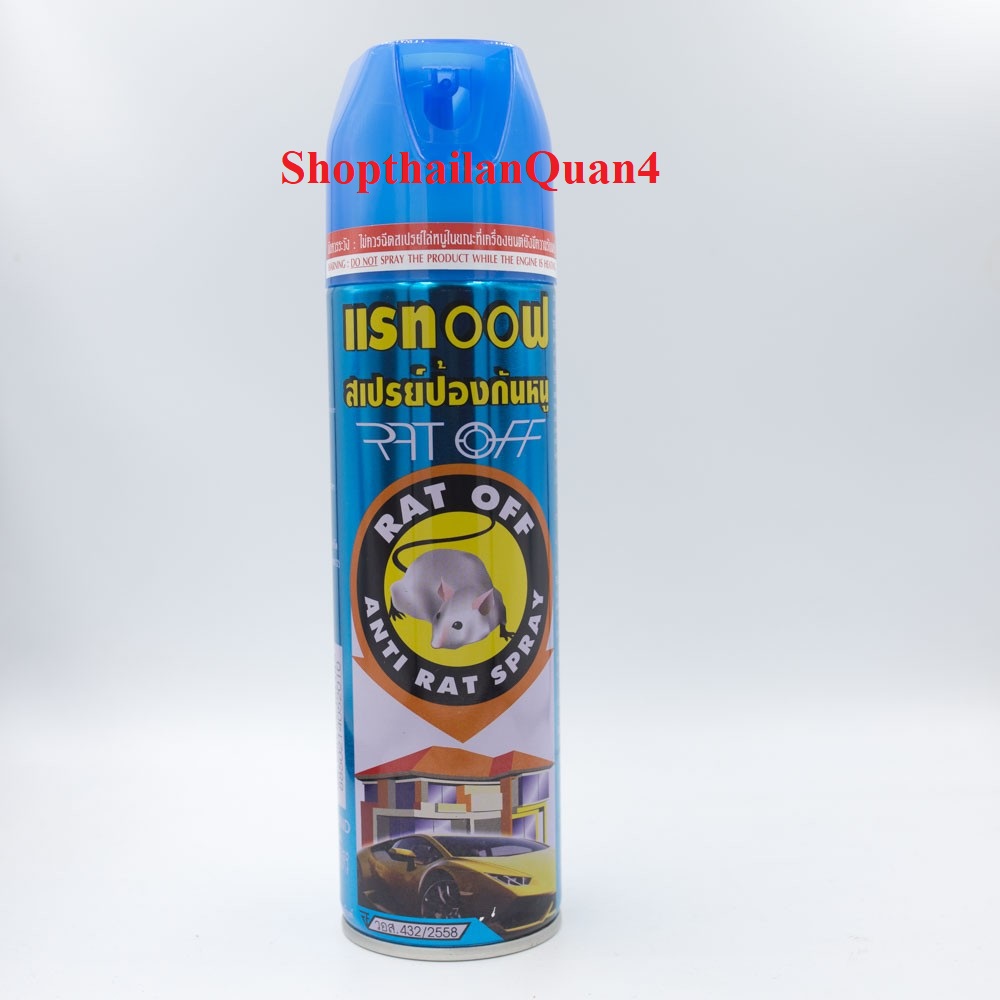 Chai xịt đuổi chuột rat 200ml thái lan